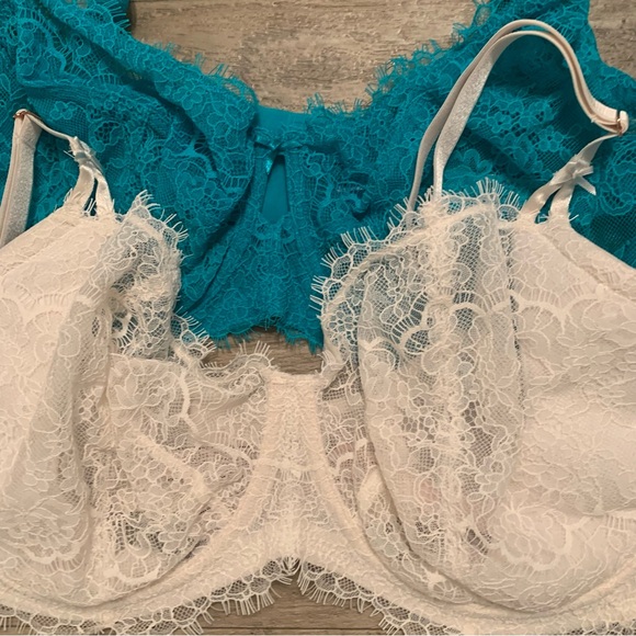 Victoria Secret Lace Underwired Dream Angels Lined Demi Push Up Without Padding - Picture 3 of 14